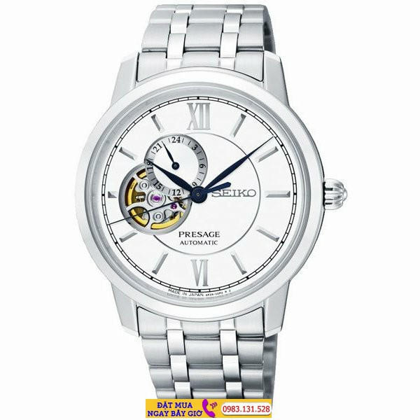 Đồng hồ xách tay Nhật cũ Seiko Presage SSA365J1 thanh lịch, Made in Japan