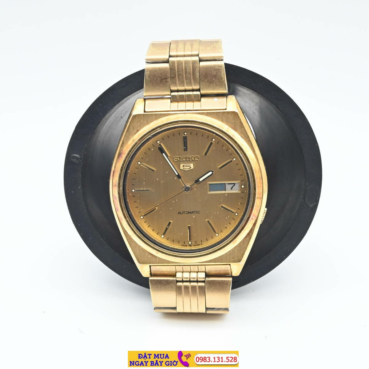 Đồng hồ Seiko 5 Automatic 7009-8761, mẫu đồng hồ xách tay Nhật cũ kinh điển