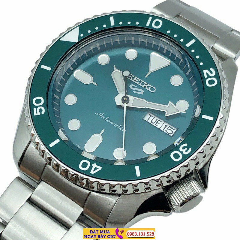 Đồng hồ Seiko 5 Sports SRPD61K1 phong cách, là lựa chọn tốt cho đồng hồ xách tay Nhật cũ