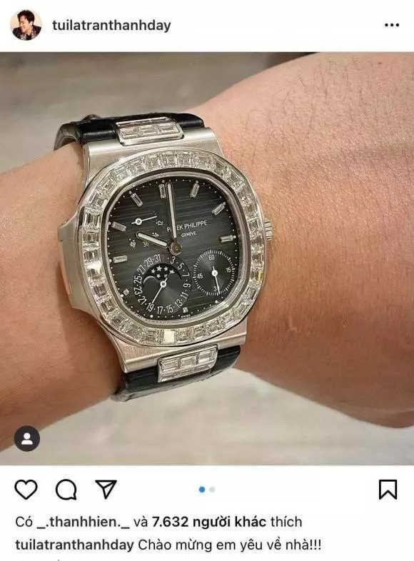 Trấn Thành lịch lãm với chiếc Patek Philippe Nautilus 5724G, một điểm nhấn của bộ sưu tập đồng hồ Trấn Thành.
