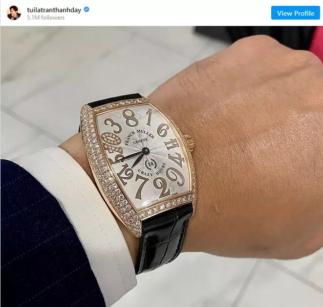 Cận cảnh mặt số "điên rồ" độc đáo của Franck Muller Crazy Hours, chiếc đồng hồ mang dấu ấn riêng trong bộ sưu tập của Trấn Thành.
