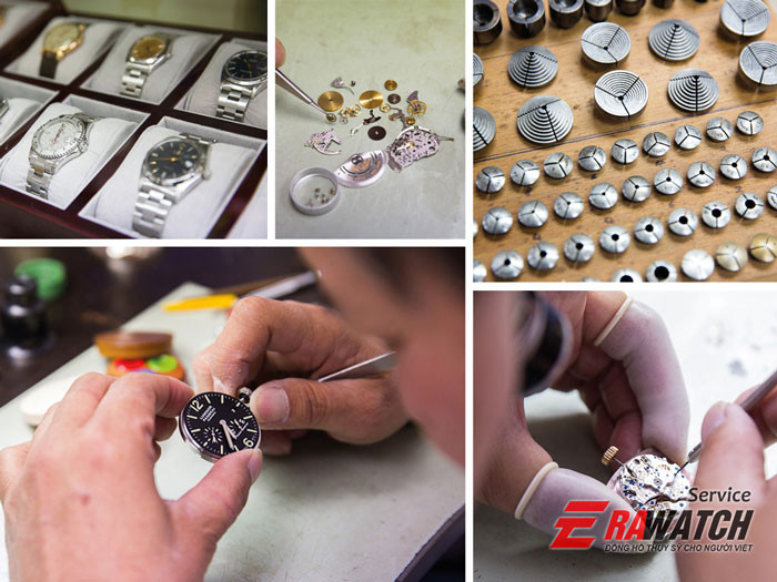 Hình ảnh quy trình sửa chữa và bảo dưỡng đồng hồ Seiko tại trung tâm ở Hà Nội