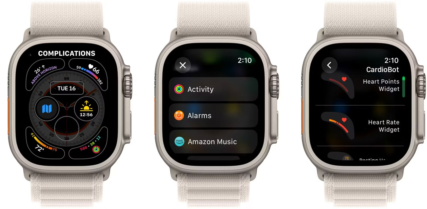 Thêm các complication để cá nhân hóa giao diện đồng hồ Apple Watch