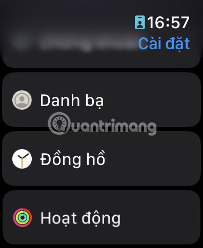 Cài đặt vuốt để chuyển đổi giao diện mặt đồng hồ Apple Watch