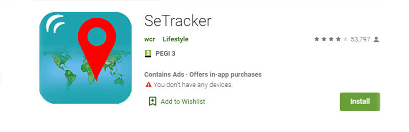 Ứng dụng Setracker giúp cha mẹ theo dõi đồng hồ định vị trẻ em
