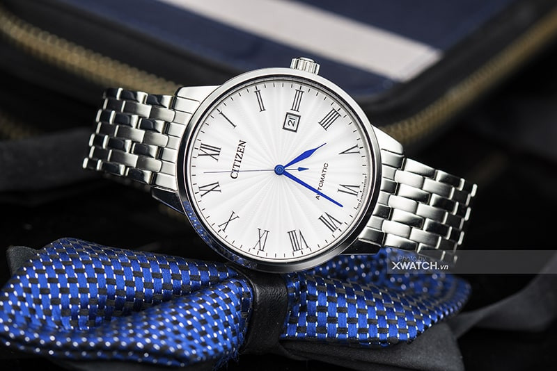 Đồng hồ Citizen NJ0080-50A kim xanh độc đáo