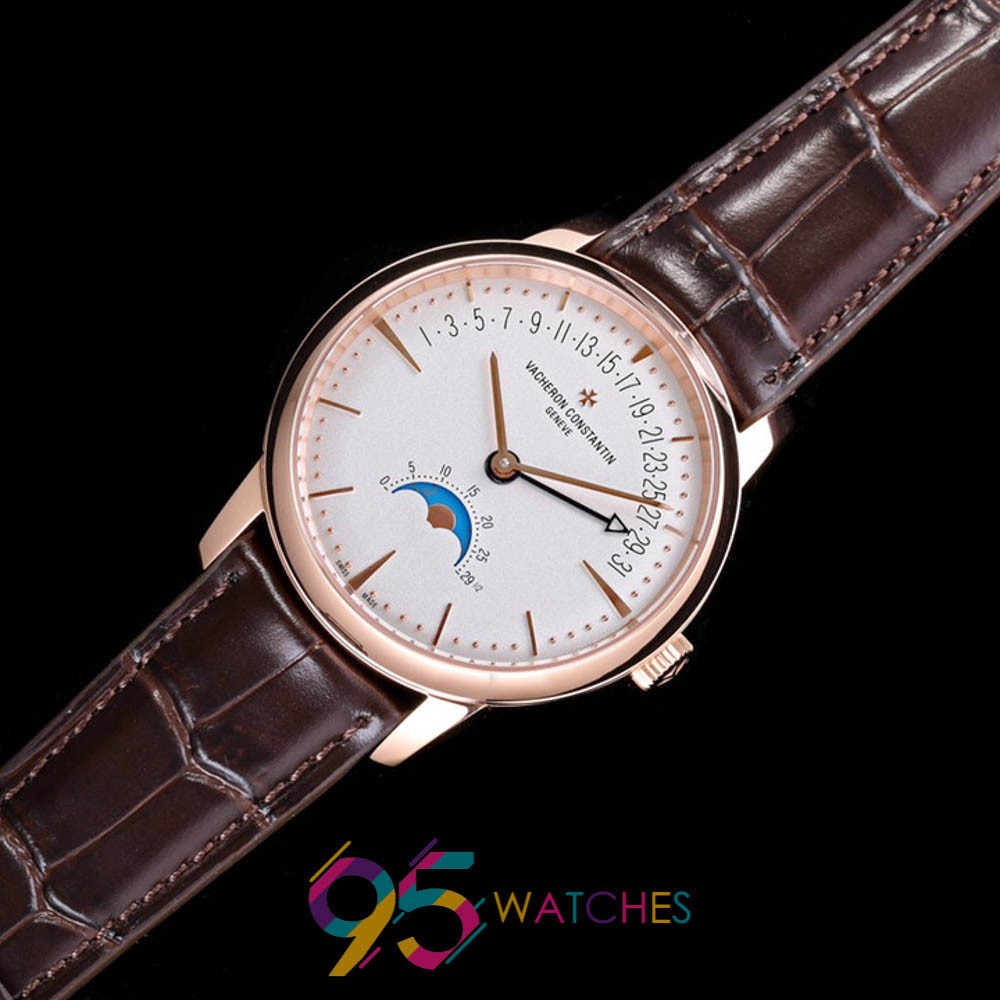 Cận cảnh bộ máy Caliber 2460 R31L hoạt động trên đồng hồ Vacheron Constantin Geneve fake