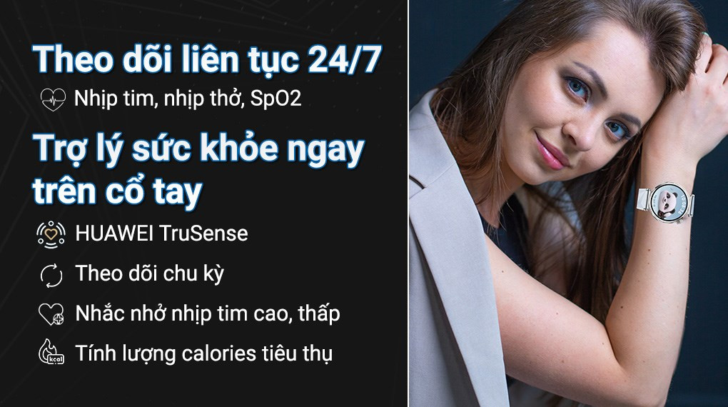 Màn hình Huawei Watch GT 5 41mm hiển thị lượng calo tiêu thụ, một chức năng đồng hồ thông minh quan trọng để theo dõi năng lượng đã đốt cháy.