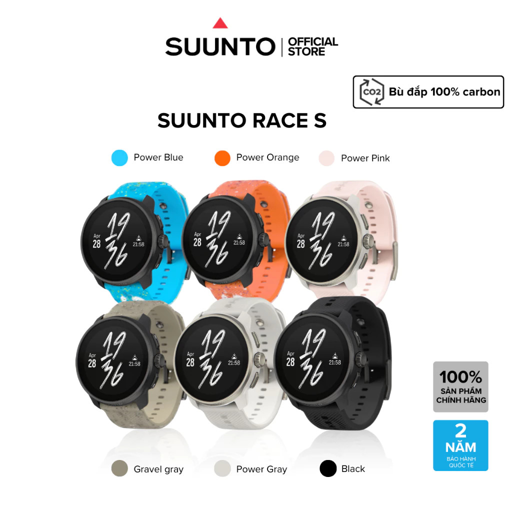 Suunto Race S 45mm, đồng hồ thể thao thông minh đa chức năng tối ưu cho chạy bộ