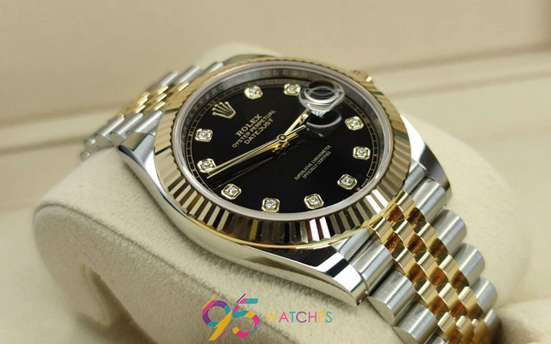 Bộ vỏ Rolesor thép 904L và vàng 18K của Rolex Datejust 16233