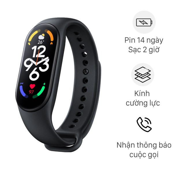 Vòng đeo tay thông minh Xiaomi Mi Band 7 dây TPU, phiên bản nâng cấp của các loại đồng hồ thông minh Xiaomi Mi Band
