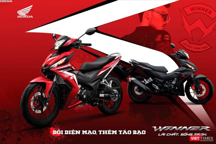 Honda Winner 150 phiên bản thể thao với tem độc đáo, liên quan đến chương trình đồng hồ g shock honda tặng