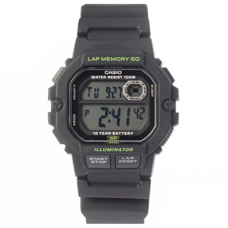 Đồng hồ Casio WS-1400H-1AVDF phong cách thể thao cho bé trai