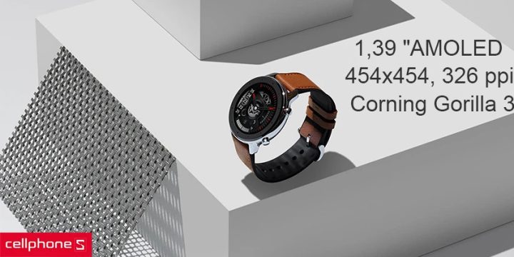 Đồng hồ Xiaomi Amazfit GTR 47mm với thiết kế khung gốm zirconium và màn hình AMOLED sắc nét