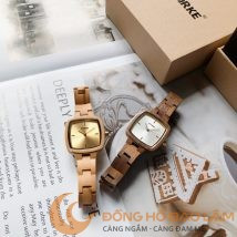 Đồng hồ gỗ Starke mặt tròn