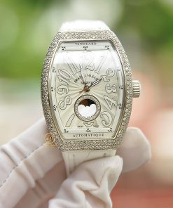 Đồng hồ Franck Muller V32 nữ trăng sao Custom Diamond, vẻ đẹp lãng mạn