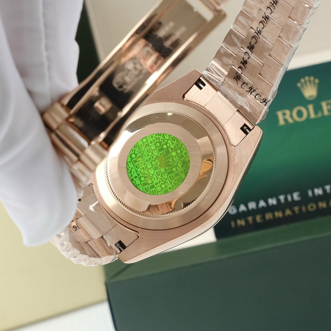 Mẫu đồng hồ Rolex nam máy Nhật 40mm với dây đeo President sang trọng
