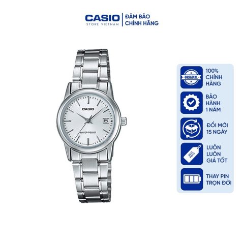 Đồng hồ nữ Casio dây thép: Biểu tượng Thanh lịch, Bền bỉ và Cá tính cho Phái đẹp