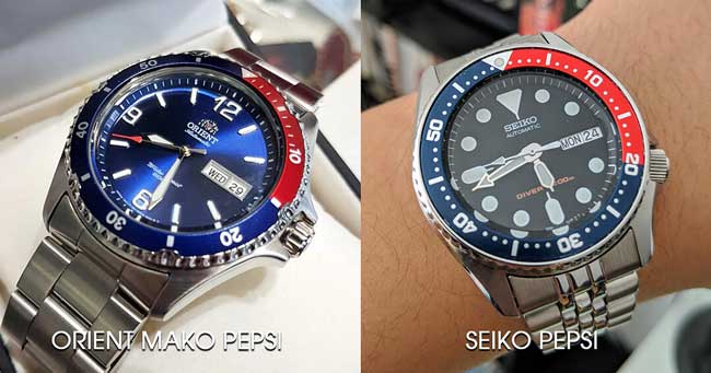 Chất liệu cao cấp trên đồng hồ Seiko và Orient