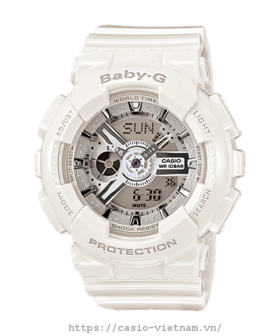 Hướng Dẫn Chi Tiết Cách Chỉnh Giờ Đồng Hồ Baby-G BA-110 (Kim & Điện Tử) Chuẩn Xác Nhất