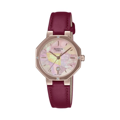 Đồng hồ nữ Casio Sheen SHE-5018D-7ADR chính hãng: Nét đẹp thanh lịch và bền bỉ