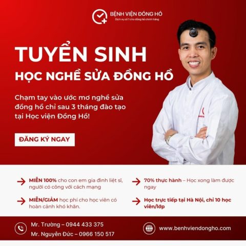 Học Nghề Sửa Chữa Đồng Hồ: Hành Trình Đến Với Thế Giới Vi Cơ Đầy Nghệ Thuật