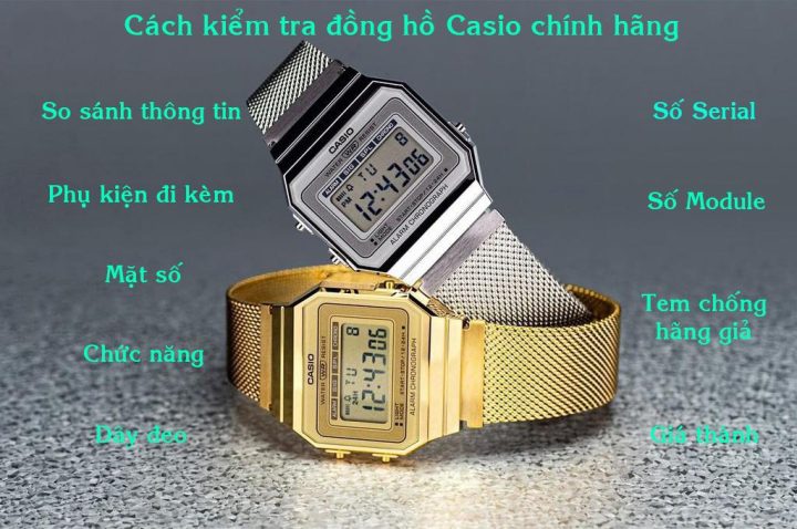 Kiểm Tra Mã Đồng Hồ Casio: Hướng Dẫn Chi Tiết Để Phát Hiện Hàng Thật, Giả