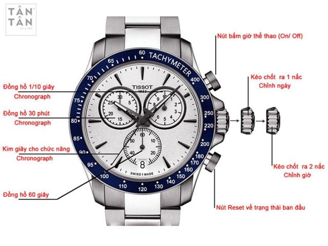 Cách Chỉnh Ngày Đồng Hồ Cơ Tissot Chuẩn Xác và Bảo Vệ Bộ Máy Bền Bỉ