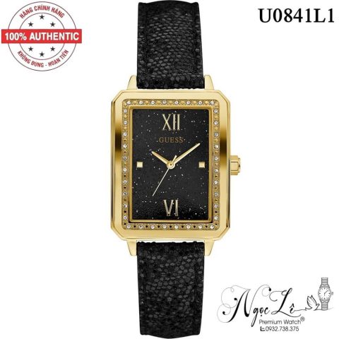 Đồng hồ Guess nữ mặt vuông dây da – Biểu Tượng Phong Cách Hiện Đại