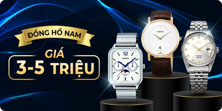 Đồng hồ cơ giá từ 3 đến 5 triệu: Hướng dẫn chọn mua và các thương hiệu nổi bật
