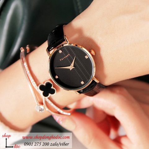 Đồng Hồ Nữ Cá Tính Màu Đen: Biểu Tượng Phong Cách Không Thời Gian Đồng Hồ Nữ Cá Tính Màu Đen: Biểu Tượng Phong Cách Không Thời Gian