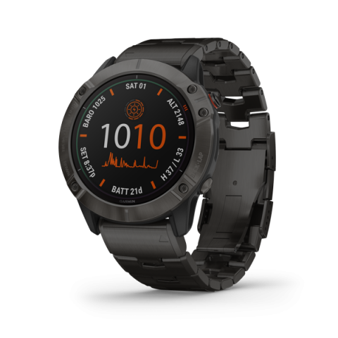 Đồng hồ thông minh Garmin Fenix 6X Titanium Pro Solar: Biểu tượng của sức bền và công nghệ tiên tiến
