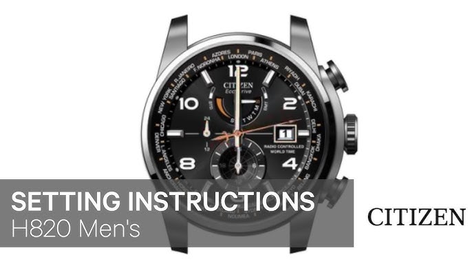 Cách Chỉnh Đồng Hồ Citizen Eco Drive H820 Luôn Chuẩn Xác: Hướng Dẫn Từng Bước Cho Mọi Người Dùng