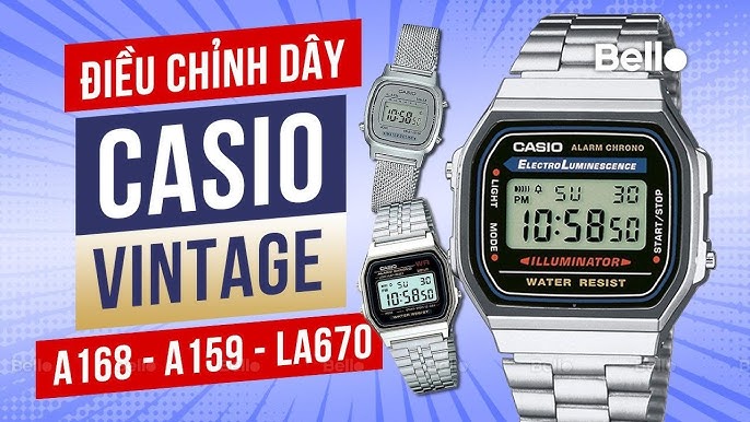 Hướng Dẫn Chi Tiết Cách Chỉnh Dây Đồng Hồ Casio LA680 Chuẩn Nhất Tại Nhà