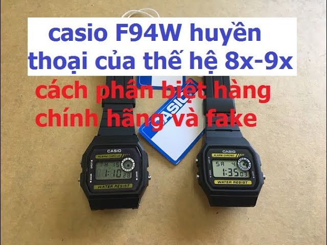 Cách Sử Dụng Đồng Hồ Casio F-94W: Hướng Dẫn Chi Tiết Từ A Đến Z