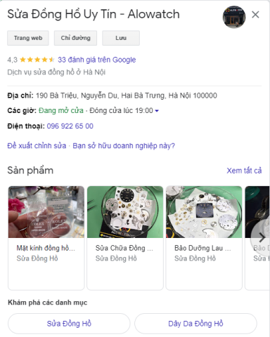 Sửa Đồng Hồ 13 Hàng Phèn: Đánh Giá Chi Tiết Dịch Vụ Uy Tín Tại Phố Cổ Hà Nội