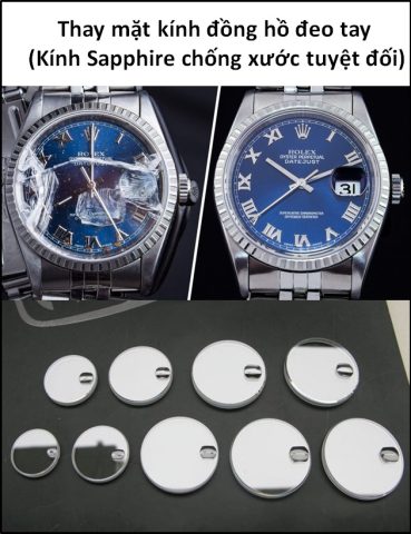 Thay mặt kính Sapphire cho đồng hồ tại Hà Nội: Hướng dẫn chi tiết từ A-Z