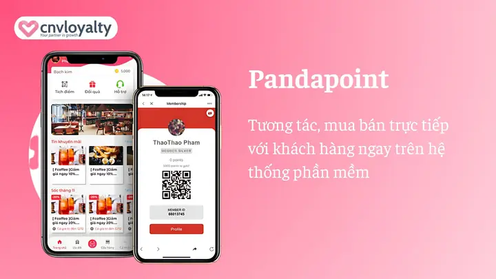 4. Phần mềm tích điểm khách hàng Pandapoint của Aegona