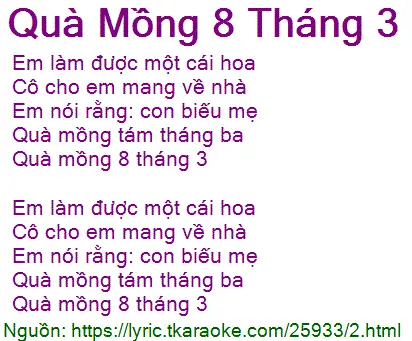 Tổng hợp bài hát quà 8 3 MP3 ý nghĩa dành tặng phái đẹp Tổng hợp bài hát quà 8 3 MP3 ý nghĩa dành tặng phái đẹp