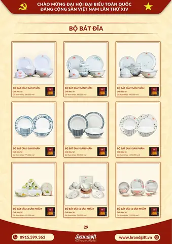 Bộ Bát Đĩa Quà Tặng: Lựa Chọn Như Thế Nào Để Tạo Ấn Tượng?