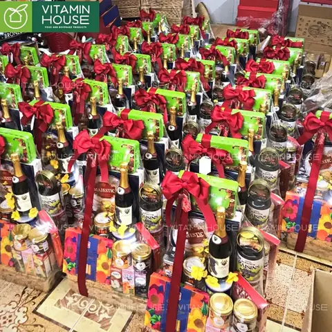 Thành phần của giỏ quà Tết