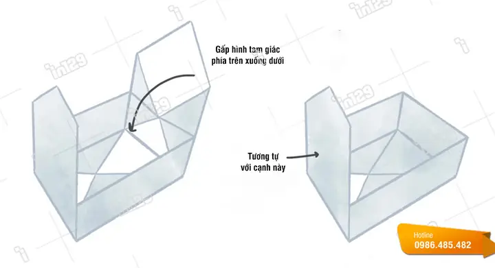 Làm thế nào để gấp hộp đựng quà đơn giản và đẹp?