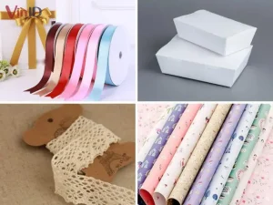 1. Cách gói quà hình chữ nhật đơn giản, tinh tế