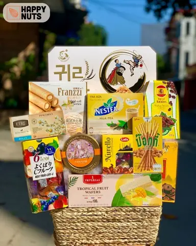 cách làm giỏ quà tết
