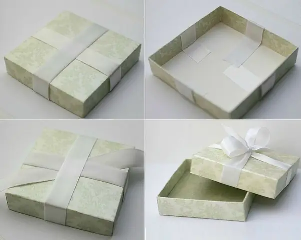 cách làm hộp quà bằng giấy carton