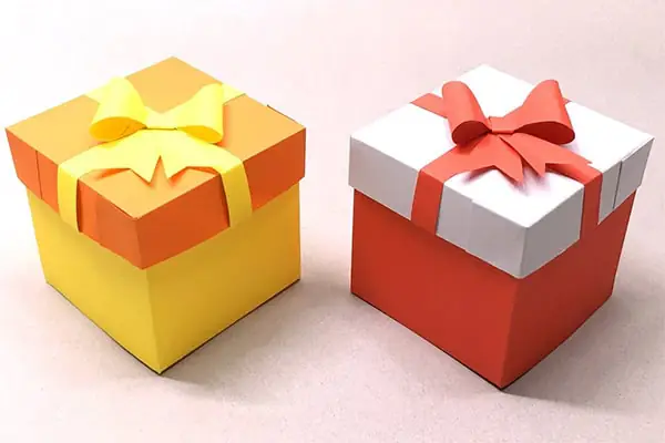 Cách Làm Hộp Quà Đơn Giản Bằng Giấy Hình Vuông Có Nắp