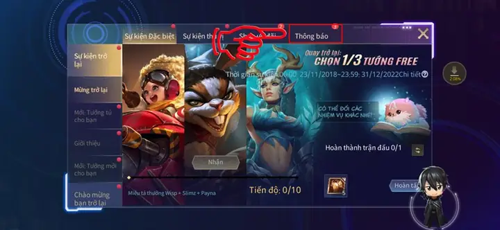 Cách Nhận Quà Miễn Phí Trong Liên Quân Mobile Đơn Giản, Hiệu Quả