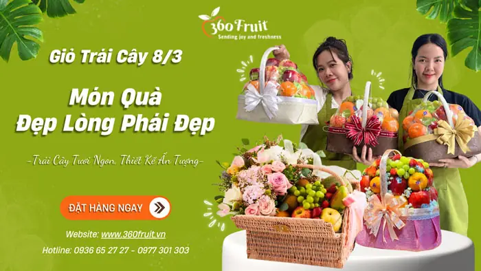Hướng dẫn cách trang trí hộp quà trái cây đẹp mắt, ý nghĩa