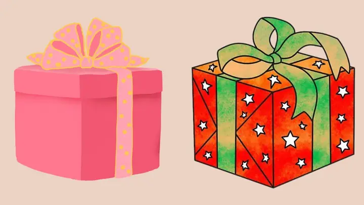 Hướng Dẫn Chi Tiết Cách Vẽ Hộp Quà Noel Đẹp và Sáng Tạo