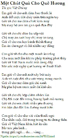 "Chút Quà Cho Quê Hương MP3": Giai Điệu Thấm Đượm Tình Yêu Quê Hương
